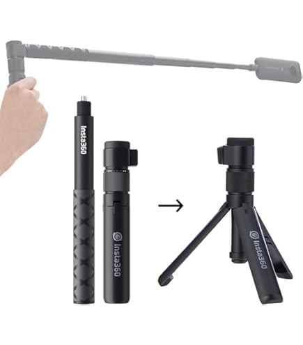 Amazon.com: Insta360 Foldable 2-in-1 Selfie Stick Remote Kit (1/4